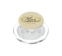 Soft Living Era, Cozy Lifestyle, Mental Wellness PopSockets PopGrip for MagSafe
