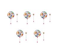 Soft Lollipop Shaped Drum Kids Hand Drum With Foam-Head Percussion Drumstick Hand Percussion Toy For Kids Adults Hand Percussion Instruments For Adults Kids