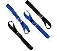 Soft Loop Tie Down Straps, Loops for Motorcycle Car Cargo Truck Boat UTV ATV TV Dirt Bikes Secure Trailer Lawn & Garden Equipment. (4-Pack)