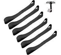 Soft Loop Tie Down Straps - Loops for Securing ATV, UTV, Motorcycles, Scooters, Dirt Bikes, Lawn & Garden Equipment (Black Soft Loops 24 inch (6pcs))