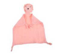 Soft Lovey Security Blanket Cuddly Hand Puppet Muslin Comforter for Boys Engaging Cartoon Design for Napping and Cuddling Sleep Aid