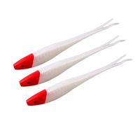 Soft Lure 17.5cm 18g Artificial Swimbait Forked Tail Fishing Lure Elastic Baits Fishing Tackle Accessories Forked Tail Swimbait
