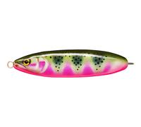 Soft lure for predators Rapala Weedless Minnow Spoon Rose 7 cm