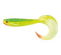 Soft lure Fox Rage Pro Grub UV lemon tiger Vert 10 cm