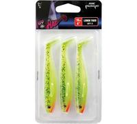 Soft lure Fox Rage Pro Shad 4" UV Lemontiger x 3pcs Vert 10 cm