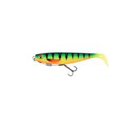Soft lure Fox Rage pro shad loaded UV firetiger 5.5" Vert 14 cm
