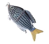 Soft Lure with Joints Realistic Fishing Tackle with Hooks - Segmented Baits for Outdoor Fishing in River Tanks Pond on the Bank in Freshwater and Saltwater Night and Morning