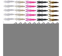 Soft Lures - Fishing Baits for Deep Water Fishing, Realistic Lure and Lead Hook for Trout Bass Salmon Catfish Pike Perch Marigane Freshwater Lake Stream
