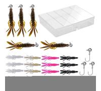 Soft Lures - Sinking Bass Bait, Realistic Lure and Lead Hook for Trout, Bass, Salmon, Catfish, Pike Perch, Marigane Fresh Water, Saltwater, Lake