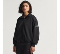 adidas Women's SOFT LUX FULL-ZIP TRACKTOP, black, XXS