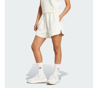 Adidas Soft Lux Loose Shorts White XS Woman