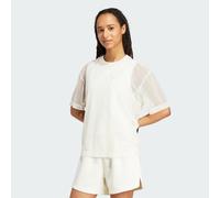 adidas Women Adult Soft LUX MESH TEE S Off-White