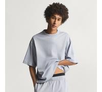 adidas Men's Soft LUX TEE, Halo Silver, XS