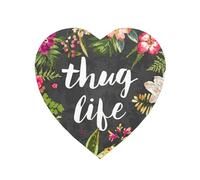 Soft Magnetic Thug Life Flowers Print Fridge Magnet Decorative Refrigerator Magnet For Kitchen Decor Souvenir Gift