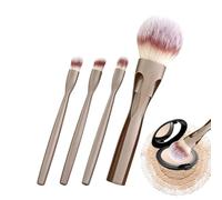 Soft Makeup Brushes, 4 in 1 Magnetic Kit, 7x3 Inches Eyeshadow Brush Set with Gentle Bristles, Premium Cosmetic Brushes, Face Brush with Sleek Design, Makeup Tools for Women and Teen