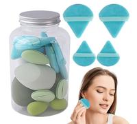 Soft Makeup Sponge - Mini Puff Powder for Foundation, Blending & Contouring | Reusable Beauty Sponge for Wet Dry Use, Cosmetic Tools Gift for the