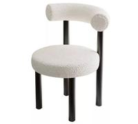 Soft Makeup Vanity Chair With Backrest Cozy Makeup Stool