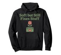 Soft Masculinity Kind Man Mindful Empathy Gentle Strength Pullover Hoodie