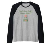Soft Masculinity Kind Man Mindful Empathy Gentle Strength Raglan Baseball Tee