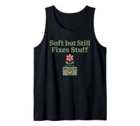 Soft Masculinity Kind Man Mindful Empathy Gentle Strength Tank Top