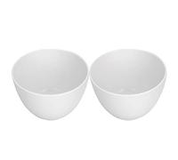 Soft Mask Bowl, 2pcs Mask Mixing Bowls for Mud Mask and Skincare Products, Professional Facial Mask Mixing Tool for Home Use and Beauty Salon, Portable Folding DIY Mixing Tool for Women, White