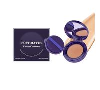 Soft Matte Cream Concealer, Waterproof Moisturizing Hydrating Foundation, Peptide Bounce Moisturizing Age-Defying Makeup, Hydrating Long-Lasting Concealer (B)