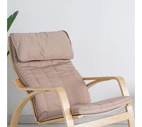 Soft Memory Foam Replacement Cushion For Ikea Armchair - Thick Non-slip Padded Seat With Removable Washable Cover, Ideal For Indoor Comfort Khaki Seat Cushion Only