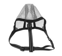 Soft Mesh Dog Muzzle Adjustable Straps Full Coverage Basket Breathable | Polyester Material with User Friendly Buckle, Suitable for Puppies and Groomers, for Busy Streets and PET Hospital Visits
