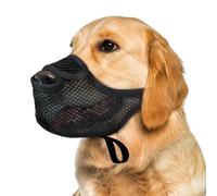 Soft Mesh Dog Muzzle, Breathable Adjustable Mouth Cover, Barking Licking, Comfortable Anti-Bite Design Various Sizes, Ideal for Dog Lovers, Families, 7.87 x 5.91 x 0.39 inches