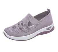 Soft Mesh Gym Workout Sneakers,Memory Foam Sneakers Tennis,Slip On Sneaker Lace Free Shoes,Provides Grip,Lightweight,Comfortable and Soft,for Long Term Standing Work,Walking