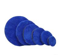 Soft Microfiber Buffer Pad 6 Inch for DA Polisher(5 inch 125mm) | Removes wax , scratch-free finish, fits DA/RO polishers, 6 inch size, car boat bike use