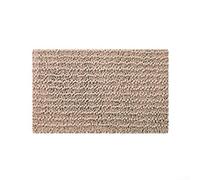 Soft Microfiber For Bathroom Mat with Non-Slip Bottom for Floor by Bathtub Absorbent Washable Quick-Drying Rug (Sand color)