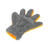 Soft Microfiber Gloves for Car Wash and Household Cleaning Applications Designed with Elastic Wrist Cover to Help Keep Gloves Secure and Dirt-Free