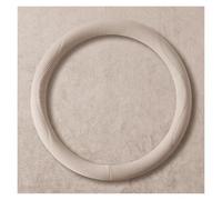 Soft Microfiber Steering Wheel Cover This Is Soft Comfortable To The Touch Non Slip And Durable Suitable 14.5-15 Inch Steering Wheels Anti-slip steering wheel cover(Beige-O shape)