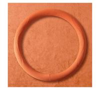 Soft Microfiber Steering Wheel Cover This Is Soft Comfortable To The Touch Non Slip And Durable Suitable 14.5-15 Inch Steering Wheels Anti-slip steering wheel cover(Orange-O shape)