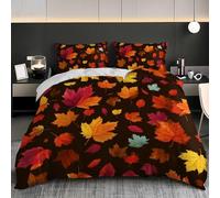 Soft Microfibre, 3 Piece Black Euro Size Bedding Set 150x200 cm