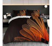 Soft Microfibre, 3 Piece Gold Euro Size Bedding Set 150x200 cm