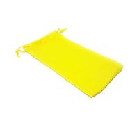 WS UK Soft Microfibre Sunglasses Case with Drawstring [Yellow, Pack of 3]