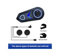 (Soft Microphone) Z19 Motorcycle Bluetooth Helmet Headset 5.3 Waterproof High Bass Headphone Roise Reduction Earphone With RGB Light For Skiing Riding