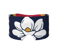 Soft Mississippi State Flag Print Eyes Cover with Adjustable Strap for Sleeper Night Sleeping Work Nap and Yoga