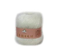 Soft Mohair Cashmere Knitting Wool Yarn Shawl Scarf Crochet Thread Supplies Grey