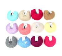 Soft Mohair Cashmere Wool Knitting Yarn Lightweight Hand Knitwear Yarn DIY Shawl Scarf Crochet Thread with A Crochet for Sewing Accessories(one Suit)