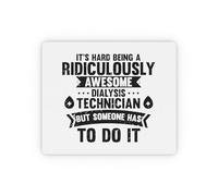 Soft Mouse Pad, Awesome Dialysis Technician Kidney Doctors Mouse Mat Washable Keyboard Pad 25X30cm for Computer Gamer PC