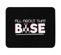 Soft Mouse Pad, Funny Cute Gymnasts Varsity Quote All About That Cool Cheering Dance Mousepads Portable Keyboard Pad 25X30cm for Work Office Typing