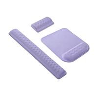 Soft Mouse Pad/Keyboard Wrist Rest Wrist Support - Comfortable Memory Foam Wrist Rest, Skin Friendly, Non-Slip Wrist Protector for Computer, Laptop, Office Desktop (Purple, Keyboard Wrist Rest)