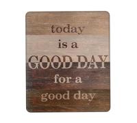 Soft Mouse Pad, Today Is A Good Day to Have A Good Day Inspirational Office Mousepad Non-Slip Desk Pad 25X30cm for Typing Office Studying