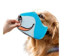 Soft Muzzle for Dogs - Breathable, Cute Muzzle Protection with Cute Design, Anti-Bark Muzzle for Training, Walks, Parks, Travel, Camping, Hiking, Holiday Travel and Ou