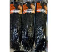 Soft N' Silky Afro Natural Syn Afro Twist Braid, Premium Quality, 100% Toyokalon Fibres, 3 Pack
