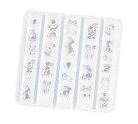 Soft Nails Art Silicone Mold for Making Adorable Rabbits and Fruit Shaped Charms and Accessories Rabbits Strawberry Mold