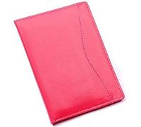 Soft Nappa Leather - Travel Pass/Oyster Card ID Holder (Pink)